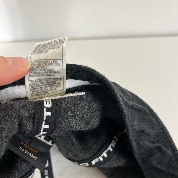 HURLEY H Wool Blend Baseball Hat Fitted 6 7/8 - 7 1/4 Grey Burgundy - Picture 5 of 7